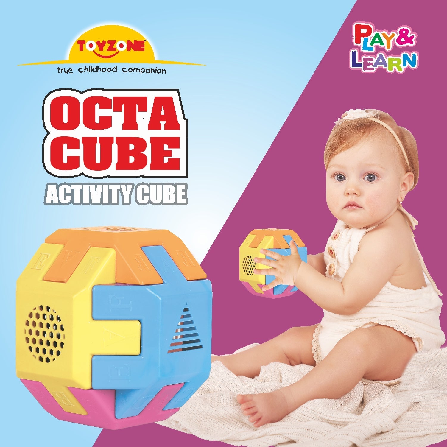 Octa Cube | Early learning cube toy | Interactive learning toy | Shape ...
