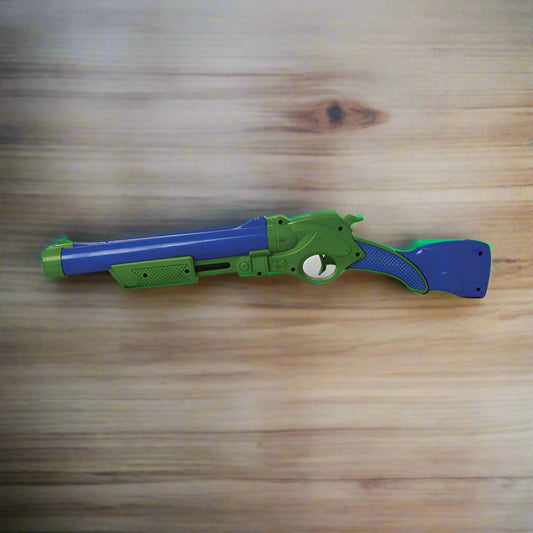Ninja Turtle Double Barrel Shotgun | Foam Blaster Gun | Safe & Long Range | Lock & Load Pump Action | Toy Shotgun | Dart Shooter | Target Shooting Gun | For Kids, Teens, Adults