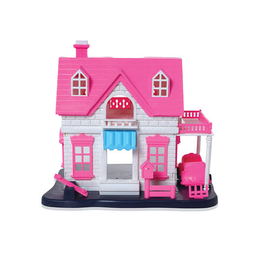 Chimi Doll House | Girls Role Playset | Pretend Play | Doll House with Furniture | Dollhouse Accessories | Imaginative Play | Playhouse | For Kids Age 3+ years