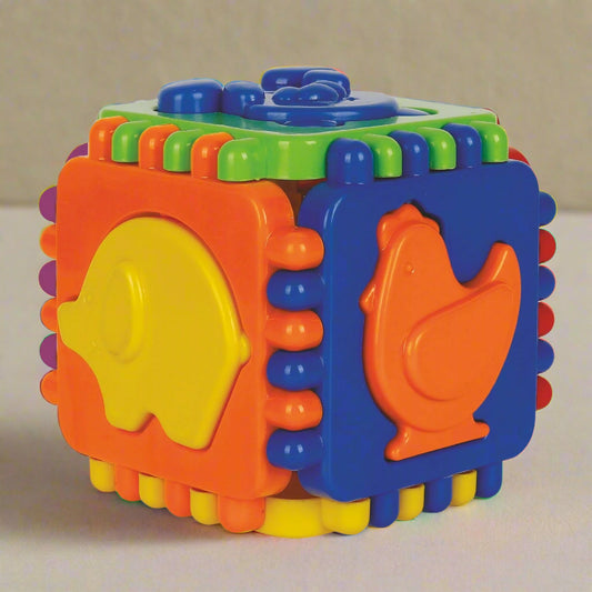 Puzzle Cube | Early learning cube toy | Interactive learning toy | Shape sorting toy | Multi-functional educational cube | Play and learn Activity cube | Early childhood development toys for toddlers
