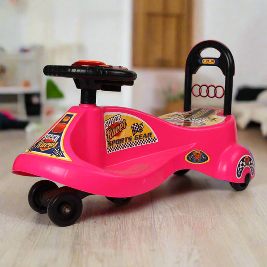 Police Super Racer Magic Car 52210  | Ride-on car | Swing car | kids toy car | Comfortable Seat | Elegant Design | Twister Ride on | Pedal-free car | For kids 3+ years