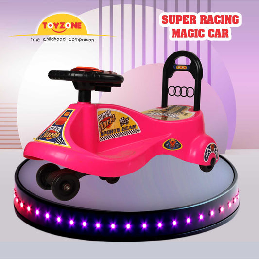 Police Super Racer Magic Car 52210  | Ride-on car | Swing car | kids toy car | Comfortable Seat | Elegant Design | Twister Ride on | Pedal-free car | For kids 3+ years