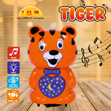 Load image into Gallery viewer, Tiger Bump &#39;N&#39; Go | Lights &amp; Sound | Musical Baby Toy | Baby Dance Toy | Active Play Toy | Battery Operated Toy | Educational Toy for Infants | Infant Sensory Play Toy | For New Born &amp; Toddlers
