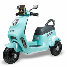 Load image into Gallery viewer, Wizard Electric Scooty - Blue | Rechargeable Scooty | Powered by 6V &amp; 4.5 AH Battery | Ride-On Scooter | Kids Electric Scooty | For Kids 3+ Years
